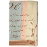 70" x 72" Hopeful Fabric Shower Curtain