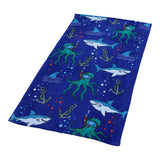 Beach Towel, Shark Print