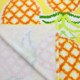 Beach Towel, Pineapple Print