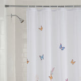 Butterfly Fabric Shower Curtain